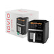 LOVIO DualHeat XXL Ceramic LVAF004BK vetvrije airfryer, 9 l, 2000 W, zwart