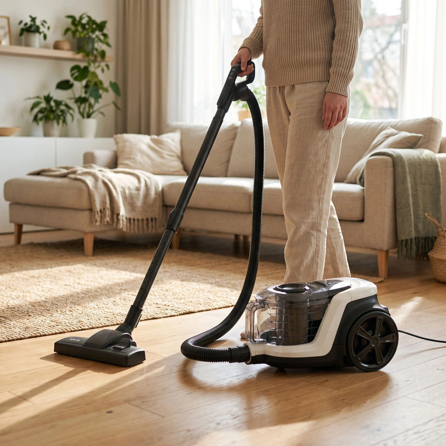 LOVIO VacuuFlex L PRO LVCVC004 stofzuiger zonder zak, 899 W, 3 l, met afstandsbediening