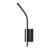 Tilmann wandlamp voor binnen, zwart, LED 10 W, 550 lm, 4000 K, H 36 cm, IP44, aanraakbediening, 75088