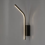 Tilmann wandlamp voor binnen, zwart, LED 10 W, 550 lm, 4000 K, H 36 cm, IP44, aanraakbediening, 75088
