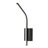 Tilmann wandlamp voor binnen, zwart, LED 10 W, 550 lm, 4000 K, H 36 cm, IP44, aanraakbediening, 75088