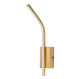 Tilmann wandlamp voor binnen, goudkleurig, LED 10 W, 550 lm, 4000 K, H 36 cm, IP44, aanraakbediening, 75089