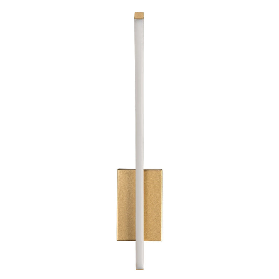 Tilmann wandlamp voor binnen, goudkleurig, LED 10 W, 550 lm, 4000 K, H 36 cm, IP44, aanraakbediening, 75089