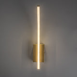Tilmann wandlamp voor binnen, goudkleurig, LED 10 W, 550 lm, 4000 K, H 36 cm, IP44, aanraakbediening, 75089