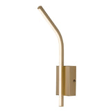 Tilmann wandlamp voor binnen, goudkleurig, LED 10 W, 550 lm, 4000 K, H 36 cm, IP44, aanraakbediening, 75089