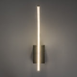 Tilmann wandlamp voor binnen, gunmetal, LED 10 W, 550 lm, 4000 K, H 36 cm, IP44, aanraakbediening, 75.000