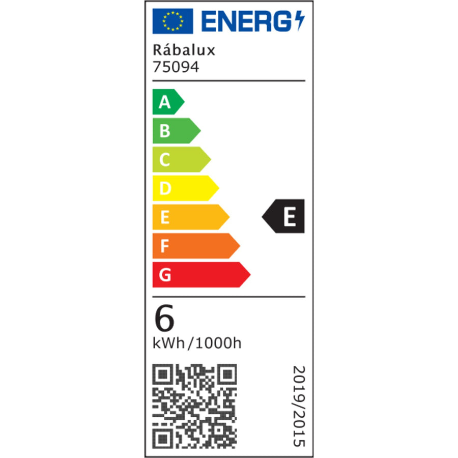 Tenebra wandlamp voor binnen, LED 6 W, 730 lm, 4000 K, L 40 cm, IP44, chroom, 75094