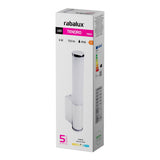 Tenero wandlamp voor binnen, LED 6 W, 4000 K, 600 lm, H 29 cm, chroom, IP44, 75100