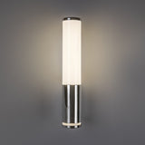 Tenero wandlamp voor binnen, LED 6 W, 4000 K, 600 lm, H 29 cm, chroom, IP44, 75100