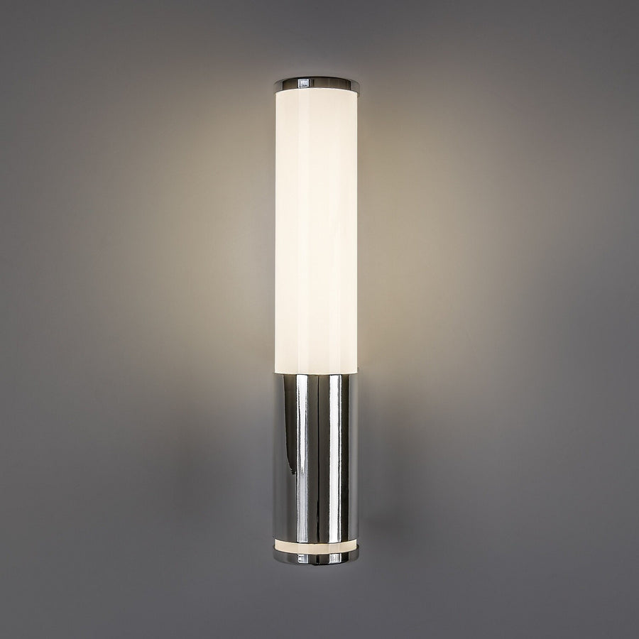Tenero wandlamp voor binnen, LED 6 W, 4000 K, 600 lm, H 29 cm, chroom, IP44, 75100