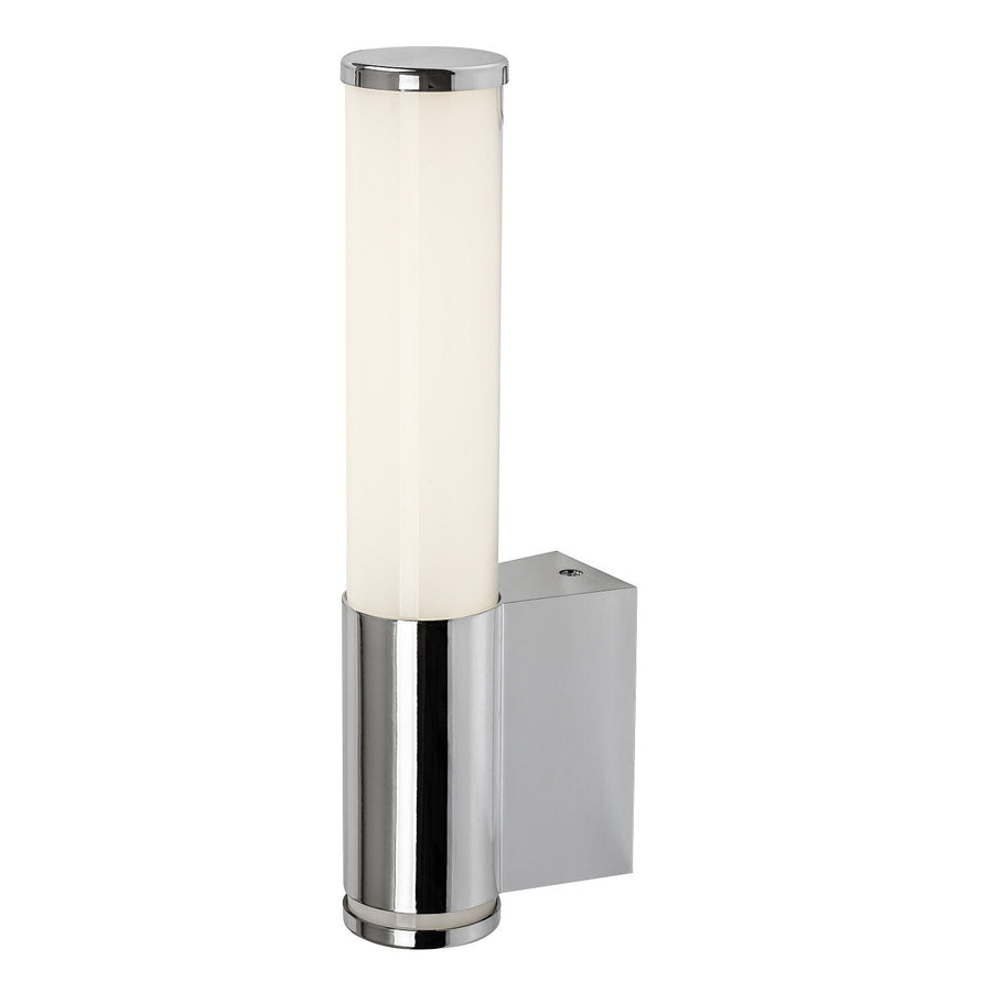 Tenero wandlamp voor binnen, LED 6 W, 4000 K, 600 lm, H 29 cm, chroom, IP44, 75100