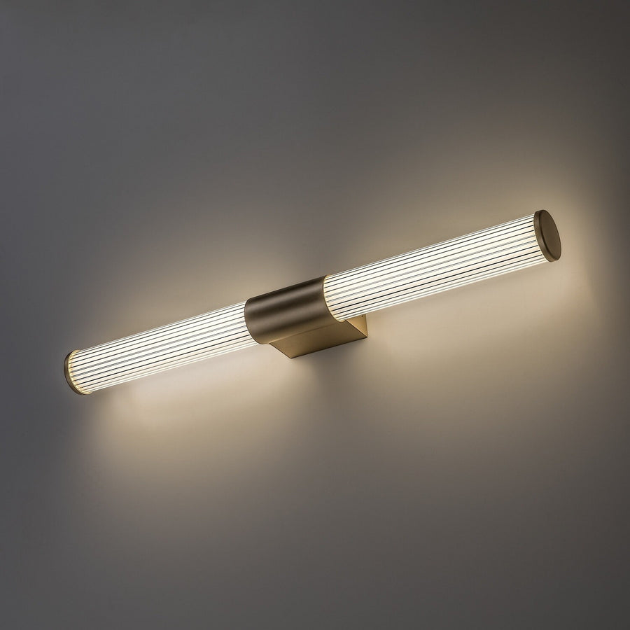 Badkamerwandlamp, Calyn, LED 15 W, 4000 K, 1450 lm, L 60 cm, goudkleurig, IP44, 75105