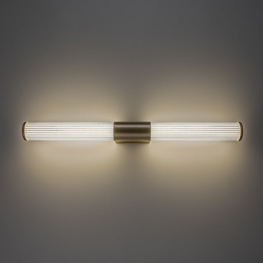 Badkamerwandlamp, Calyn, LED 15 W, 4000 K, 1450 lm, L 60 cm, goudkleurig, IP44, 75105