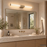 Badkamerwandlamp, Calyn, LED 15 W, 4000 K, 1450 lm, L 60 cm, goudkleurig, IP44, 75105