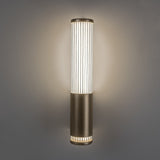 Badkamerwandlamp, Calyn, LED 6 W, 4000 K, 530 lm, H 29 cm, goudkleurig, IP44, 75106