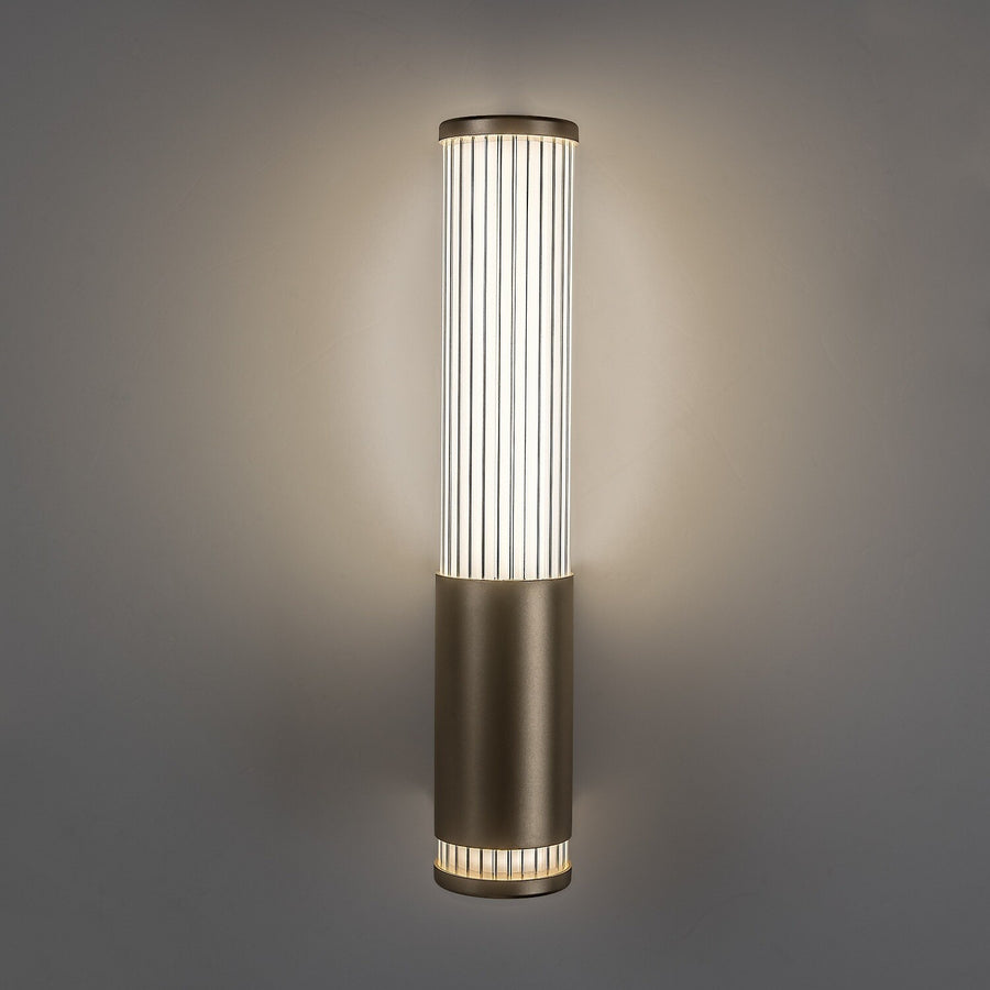 Badkamerwandlamp, Calyn, LED 6 W, 4000 K, 530 lm, H 29 cm, goudkleurig, IP44, 75106
