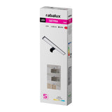 Badkamerwandlamp, Seyra, LED 8 W, 4000 K, 650 lm, L 40 cm, zwart, IP44, 75112