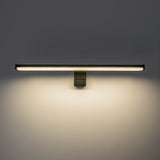 Badkamerwandlamp, Seyra, LED 8 W, 4000 K, 650 lm, L 40 cm, zwart, IP44, 75112