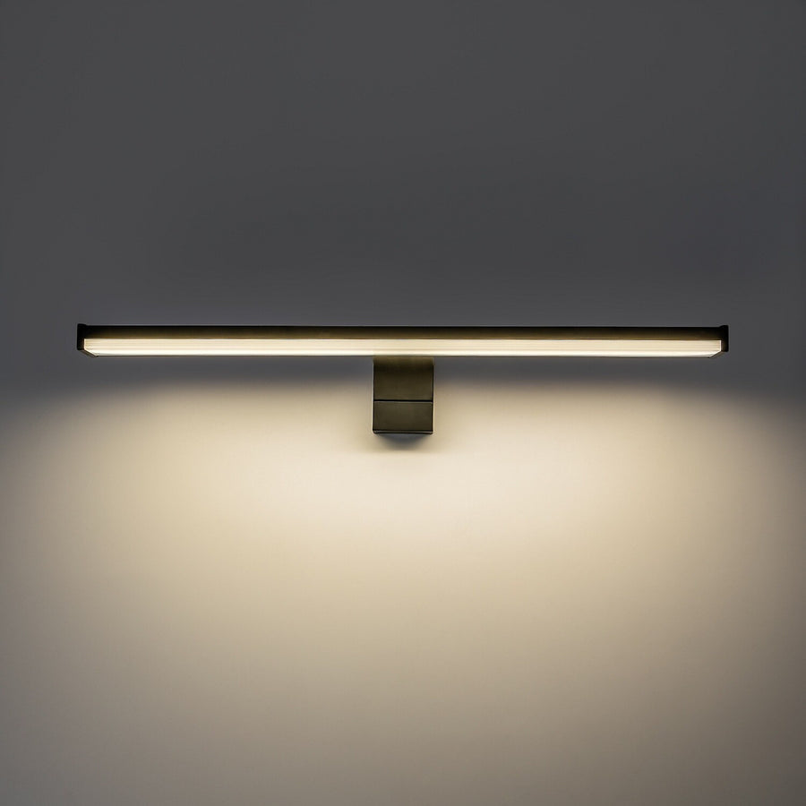 Badkamerwandlamp, Seyra, LED 8 W, 4000 K, 650 lm, L 40 cm, zwart, IP44, 75112