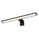 Badkamerwandlamp, Seyra, LED 8 W, 4000 K, 650 lm, L 40 cm, zwart, IP44, 75112