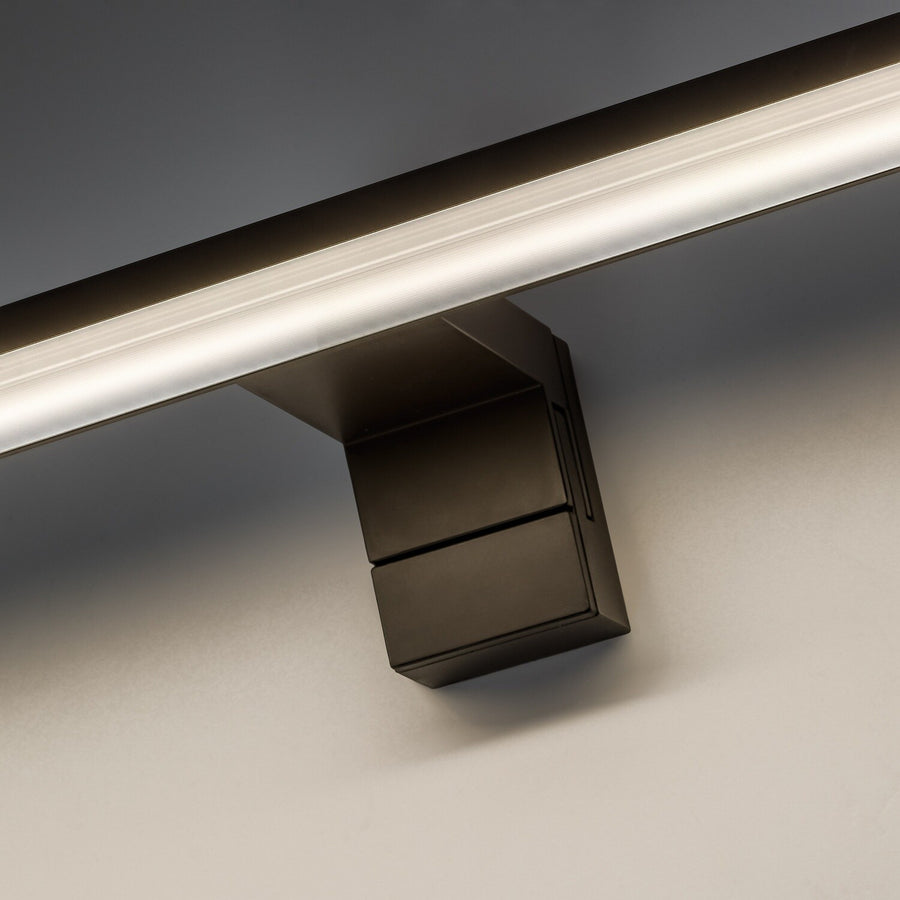 Badkamerwandlamp, Seyra, LED 12 W, 4000 K, 910 lm, L 60 cm, zwart, IP44, 75113