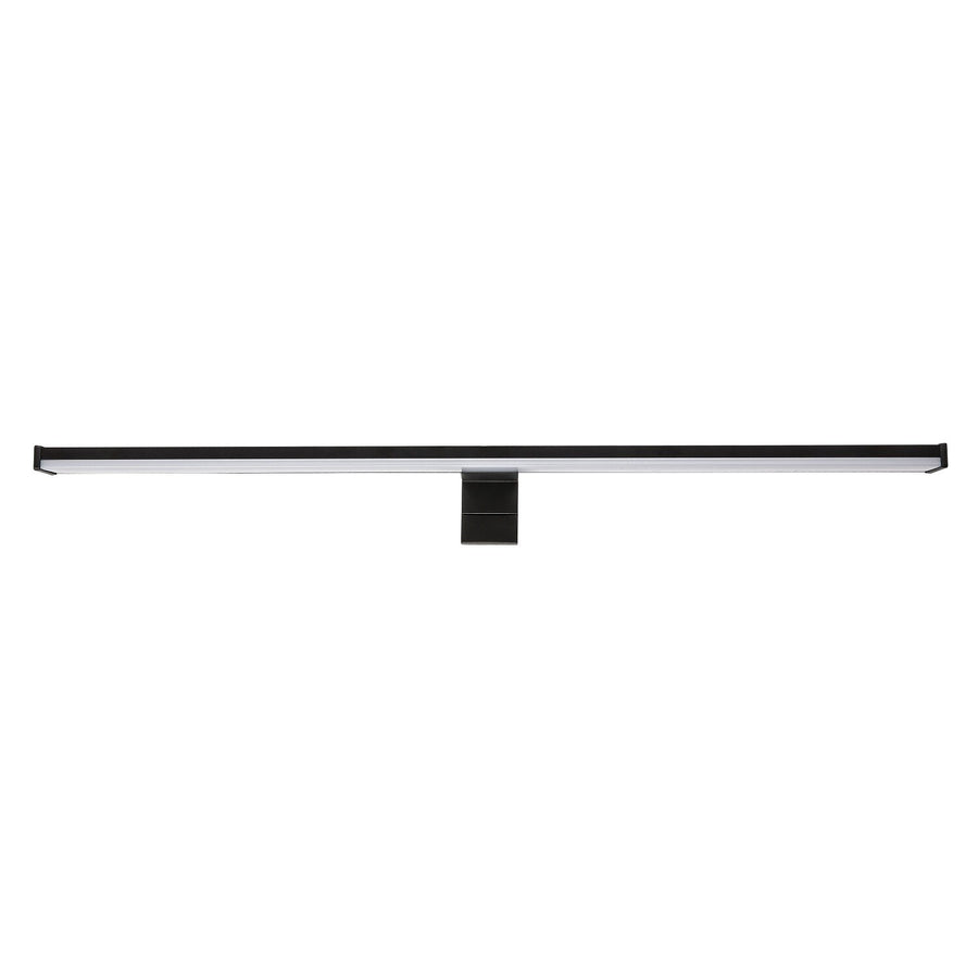 Badkamerwandlamp, Seyra, LED 12 W, 4000 K, 910 lm, L 60 cm, zwart, IP44, 75113