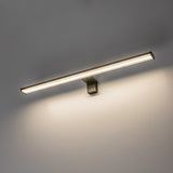 Badkamerwandlamp, Seyra, LED 12 W, 4000 K, 910 lm, L 60 cm, zwart, IP44, 75113