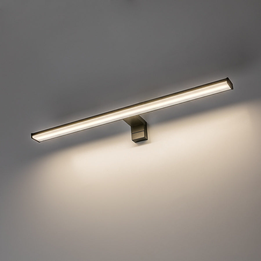 Badkamerwandlamp, Seyra, LED 12 W, 4000 K, 910 lm, L 60 cm, zwart, IP44, 75113