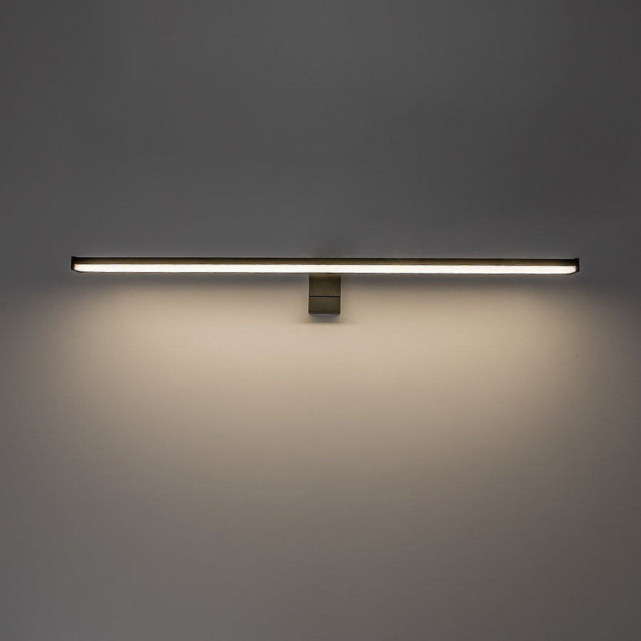 Badkamerwandlamp, Seyra, LED 12 W, 4000 K, 910 lm, L 60 cm, zwart, IP44, 75113