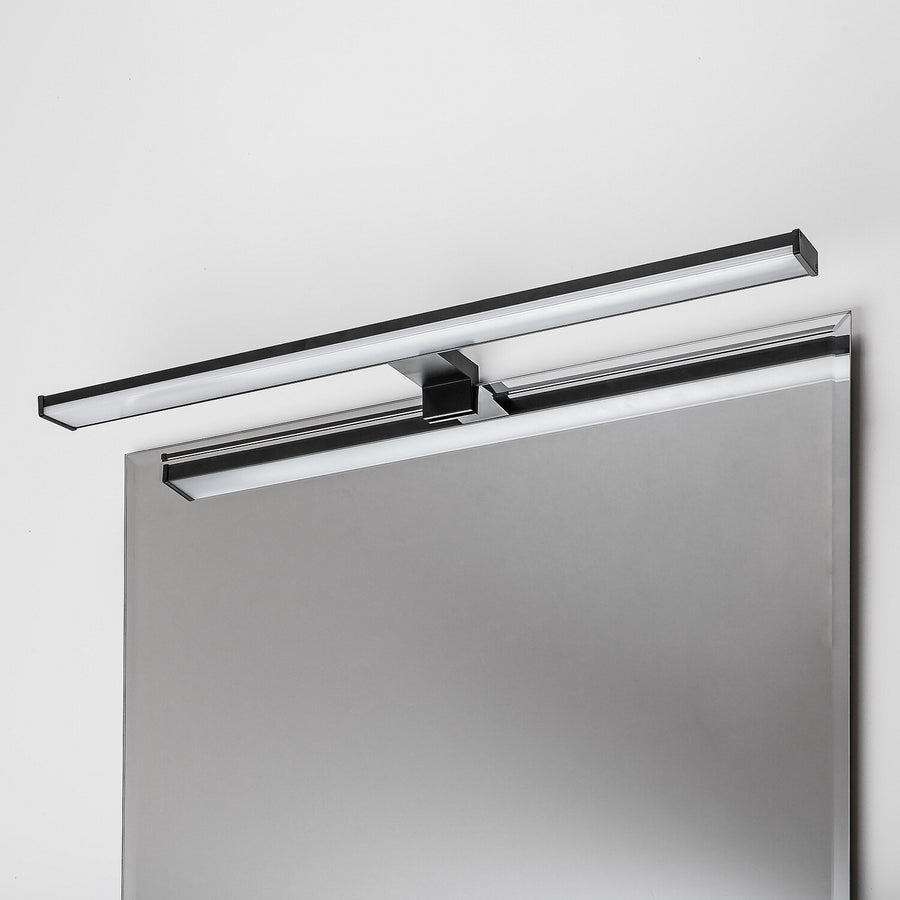 Badkamerwandlamp, Seyra, LED 12 W, 4000 K, 910 lm, L 60 cm, zwart, IP44, 75113