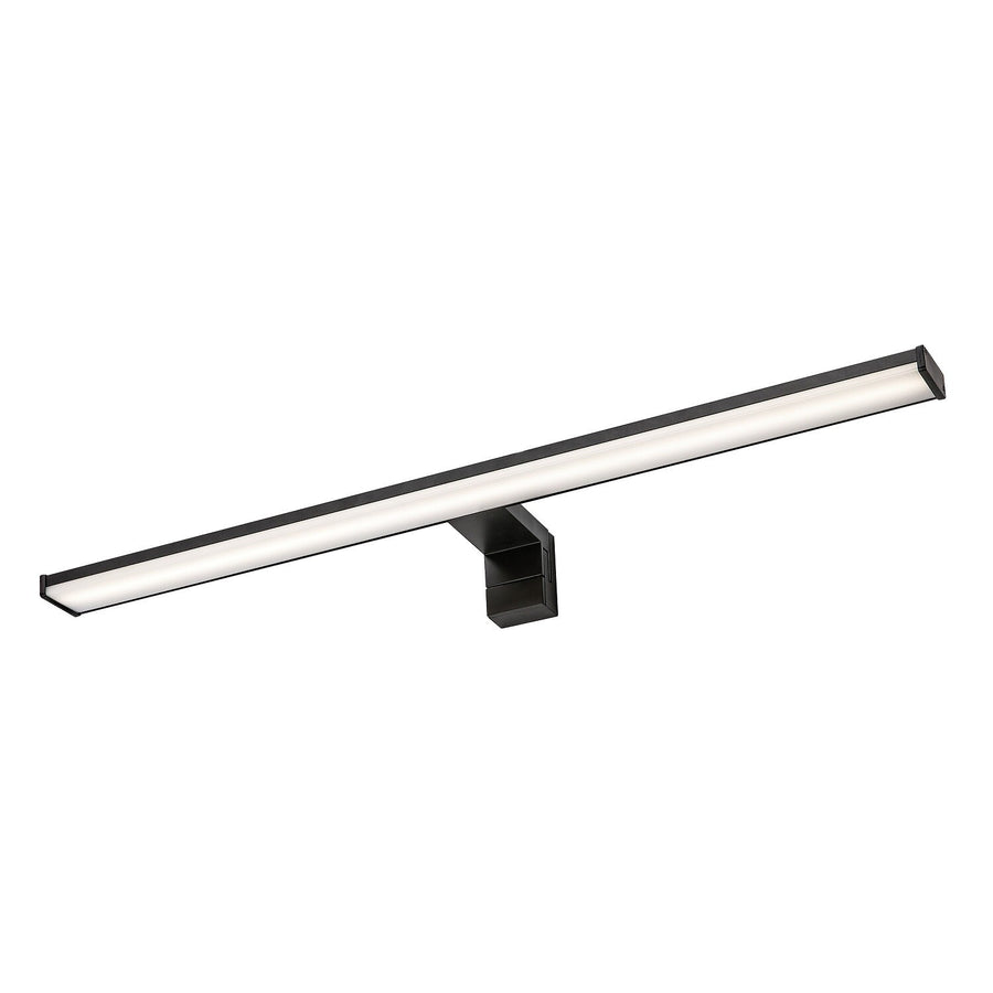Badkamerwandlamp, Seyra, LED 12 W, 4000 K, 910 lm, L 60 cm, zwart, IP44, 75113