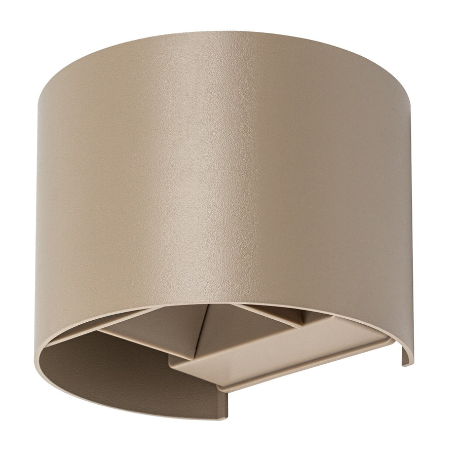 Buitenwandlamp, Virna, LED 5 W, 420 lm, lichtkleur 2700, 4000, 6500 K, IP54, grijs-beige, 77217