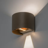 Buitenwandlamp, Virna, LED 5 W, 420 lm, lichtkleur 2700, 4000, 6500 K, IP54, grijs-beige, 77217