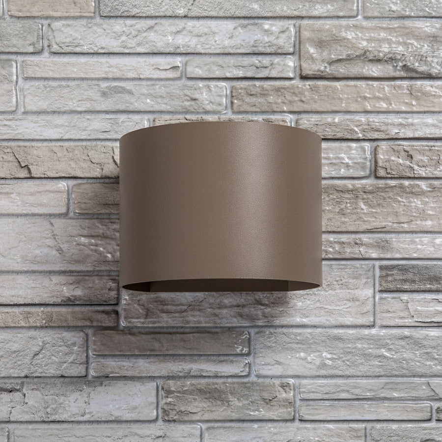 Buitenwandlamp, Virna, LED 5 W, 420 lm, lichtkleur 2700, 4000, 6500 K, IP54, grijs-beige, 77217