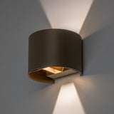 Buitenwandlamp, Virna, LED 5 W, 420 lm, lichtkleur 2700, 4000, 6500 K, IP54, grijs-beige, 77217