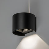 Buitenwandlamp, Virna, LED 5 W, 420 lm, lichtkleur 2700, 4000, 6500 K, IP54, zwart, 77218