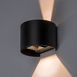 Buitenwandlamp, Virna, LED 5 W, 420 lm, lichtkleur 2700, 4000, 6500 K, IP54, zwart, 77218