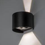 Buitenwandlamp, Virna, LED 5 W, 420 lm, lichtkleur 2700, 4000, 6500 K, IP54, zwart, 77218