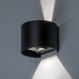 Buitenwandlamp, Virna, LED 5 W, 420 lm, lichtkleur 2700, 4000, 6500 K, IP54, zwart, 77218