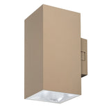 Buitenwandlamp, Urfa, LED 18 W, 1800 lm, lichtkleur 2700, 4000, 6500 K, H 16 cm, IP65, grijs-beige, 77215
