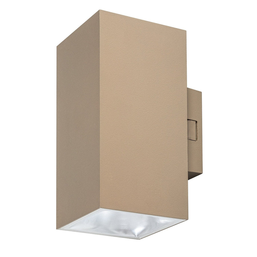 Buitenwandlamp, Urfa, LED 18 W, 1800 lm, lichtkleur 2700, 4000, 6500 K, H 16 cm, IP65, grijs-beige, 77215