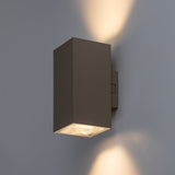 Buitenwandlamp, Urfa, LED 18 W, 1800 lm, lichtkleur 2700, 4000, 6500 K, H 16 cm, IP65, grijs-beige, 77215
