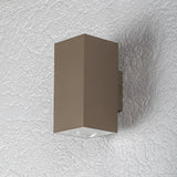 Buitenwandlamp, Urfa, LED 18 W, 1800 lm, lichtkleur 2700, 4000, 6500 K, H 16 cm, IP65, grijs-beige, 77215