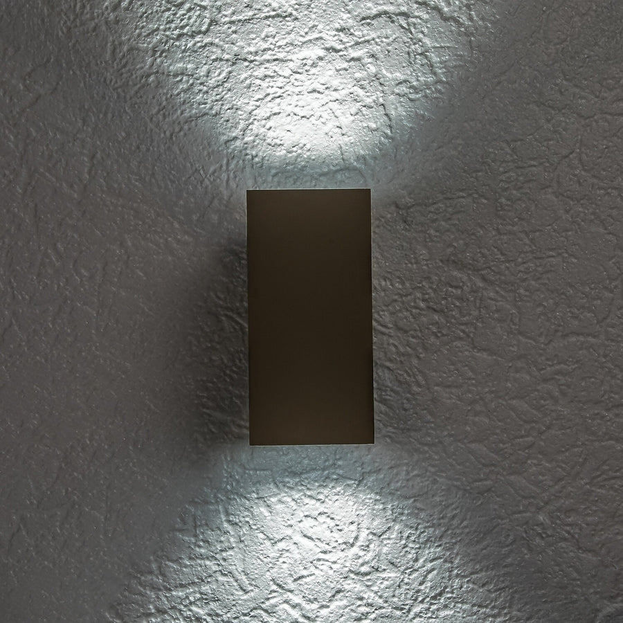Buitenwandlamp, Urfa, LED 18 W, 1800 lm, lichtkleur 2700, 4000, 6500 K, H 16 cm, IP65, grijs-beige, 77215