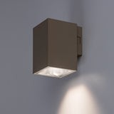Buitenwandlamp, Urfa, LED 9 W, 900 lm, kleurtemperatuur 2700, 4000, 6500 K, H 11,5 cm, IP65, grijs-beige, 77216