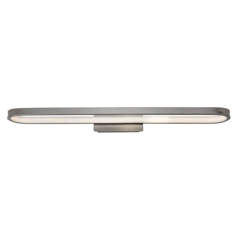 Badkamerwandlamp, Odran, LED 18 W, 1350 lm, 4000 K, L 60 cm, gunmetal, IP44, 75115