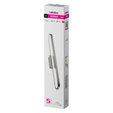 Badkamerwandlamp, Odran, LED 18 W, 1350 lm, 4000 K, L 60 cm, gunmetal, IP44, 75115