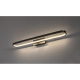 Badkamerwandlamp, Odran, LED 18 W, 1350 lm, 4000 K, L 60 cm, gunmetal, IP44, 75115