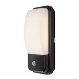Buitenwandlamp, Matzen, LED 20 W, 1860 lm, 4000 K, H 30 cm, IP65, zwart, met PIR-sensor, 77233