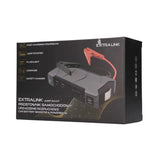 Extralink Jump Max7-startbooster, capaciteit 10.000 mAh, 3 LED’s, zaklamp, kompas, hamer, startstroom 400 A, piekstroom 1.000 A